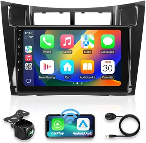 Crownyu for Toyota Yaris Hatchback 2007-2011 Radio Stereo Carplay Auto Crownyu for Toyota Yaris Hatchback 2007-2011 Radio Stereo Carplay Auto