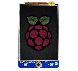 Touchsy HAT for Raspberry Pi, 3.2" Resistive Touchscreen for Raspberry Pi, SBCs & Microcontrollers with Programmable Buttons & Joystick SPI Interface Touch LCD Display Touchsy HAT for Raspberry Pi, 3.2" Resistive Touchscreen for Raspberry Pi, SBCs & Microcontrollers with Programmable Buttons & Joystick SPI Interface Touch LCD Display