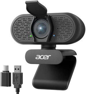 Acer A640 4K Webcam with AI Noise Canceling Mic for Streaming Meetings Acer A640 4K Webcam with AI Noise Canceling Mic for Streaming Meetings