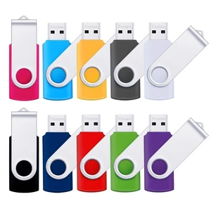 (10 Pack,Multi-Color) 64GB USB 2.0 Flash Drive Swivel Memory Stick Thumb Drive Pen Drives Jump Drive for Data Storage, File Sharing(64GB) (10 Pack,Multi-Color) 64GB USB 2.0 Flash Drive Swivel Memory Stick Thumb Drive Pen Drives Jump Drive for Data Storage, File Sharing(64GB)