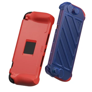Savage Raven by Skull & Co. StandGrip Front Cover Bundle for Nintendo Switch 2: Protective Case with Textured Grips Full Protection and Hard-Shell Front Cover - Red/Blue Savage Raven by Skull & Co. StandGrip Front Cover Bundle for Nintendo Switch 2: Protective Case with Textured Grips Full Protection and Hard-Shell Front Cover - Red/Blue