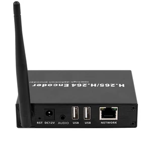 EXVIST H.265 4K WiFi HDMI Encoder with Output and Dual USB2.0 for Recording, Supports HLS RTSP SRT UDP, Compatible with ONV/HK for CCTV Surveillance EXVIST H.265 4K WiFi HDMI Encoder with Output and Dual USB2.0 for Recording, Supports HLS RTSP SRT UDP, Compatible with ONV/HK for CCTV Surveillance