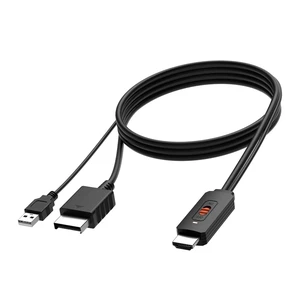 Azduou PS2 to HDMI Converter HDMI Cable for PlayStation 2 for PlayStation 3 Connecting PS2/ PS3 to HDTV with True Ypbpr Component Signal 100% Improve Video Quality Azduou PS2 to HDMI Converter HDMI Cable for PlayStation 2 for PlayStation 3 Connecting PS2/ PS3 to HDTV with True Ypbpr Component Signal 100% Improve Video Quality