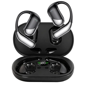 Open Ear Clip Wireless Earbuds Bone Conduction HeadphonesBuilt-in Mic, IPX7 Waterproof, LED Display Charging Case,Ear Hooks Ear Buds, Ultra-Comfort Bluetooth Earphones for Running Fitness,offic Open Ear Clip Wireless Earbuds Bone Conduction HeadphonesBuilt-in Mic, IPX7 Waterproof, LED Display Charging Case,Ear Hooks Ear Buds, Ultra-Comfort Bluetooth Earphones for Running Fitness,offic