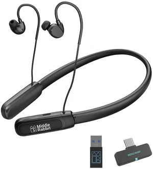 Middle Rabbit Rampage 2 Wireless Gaming Earbuds for PS5 PC, 2.4GHz Dongle Middle Rabbit Rampage 2 Wireless Gaming Earbuds for PS5 PC, 2.4GHz Dongle