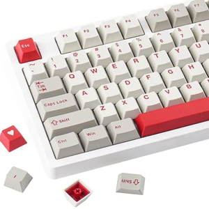 Hyekit Vintage Double Shot PBT Keycaps Set, 163 Keys Cherry Profile Hyekit Vintage Double Shot PBT Keycaps Set, 163 Keys Cherry Profile