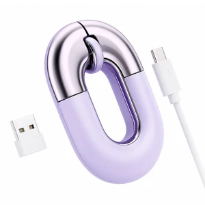 FOPATO Bluetooth Mouse for Laptop Donut Purple Wireless Mouse, Rechargeable FOPATO Bluetooth Mouse for Laptop Donut Purple Wireless Mouse, Rechargeable