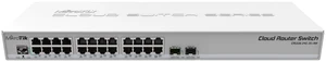 Mikrotik CRS326-24G-2S+RM Network Switch L2 Gigabit Ethernet (10/100/1000) Grey Power Over Ethernet (PoE) Mikrotik CRS326-24G-2S+RM Network Switch L2 Gigabit Ethernet (10/100/1000) Grey Power Over Ethernet (PoE)