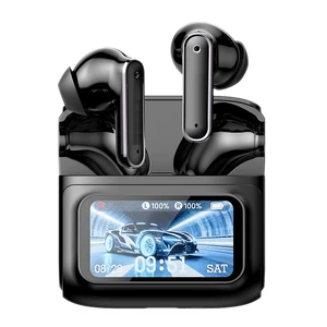 MS128 Bluetooth 6.0 Headphones with Multifunctional LED Touch Display, Wireless Earbuds Noise Reduction / IPX5 Waterproof / HiFi Stereo Comfortable, in-Ear Earphone for Gameplay/Sports/Work (Bl MS128 Bluetooth 6.0 Headphones with Multifunctional LED Touch Display, Wireless Earbuds Noise Reduction / IPX5 Waterproof / HiFi Stereo Comfortable, in-Ear Earphone for Gameplay/Sports/Work (Bl