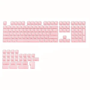 GTSP 136 Keys Pink Keycaps Side Printed OEM Profile for Gaming Keyboard GTSP 136 Keys Pink Keycaps Side Printed OEM Profile for Gaming Keyboard