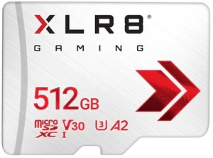 PNY 512GB XLR8 Gaming microSDXC Memory Card - 100MB/s, UHS-I, 4K UHD, Full HD, U3, V30, A2 - Micro SD for Portable Console Gaming on Nintendo-Switch, Steam Deck, Smartphones and Tablets PNY 512GB XLR8 Gaming microSDXC Memory Card - 100MB/s, UHS-I, 4K UHD, Full HD, U3, V30, A2 - Micro SD for Portable Console Gaming on Nintendo-Switch, Steam Deck, Smartphones and Tablets
