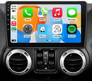 Car Radio Stereo for Jeep Wrangler JK 2007-2018 with Wireless CarPlay Car Radio Stereo for Jeep Wrangler JK 2007-2018 with Wireless CarPlay
