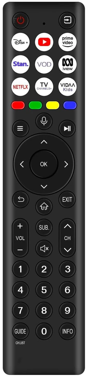 ERF2R38 Replacement Voice Remote Control Compatible with HISENSE VIDAA TV ERF2R38 Replacement Voice Remote Control Compatible with HISENSE VIDAA TV