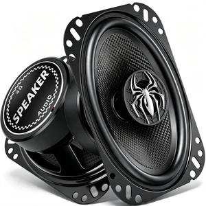 Upgraded 4x6 Speakers, 2-Way 600W Max 4 Ohm 4"x6" Coaxial Speaker Car Audio Upgraded 4x6 Speakers, 2-Way 600W Max 4 Ohm 4"x6" Coaxial Speaker Car Audio