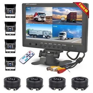 Hikity Backup Camera with Monitor Kit, 9'' Car Rear View Monitor Hikity Backup Camera with Monitor Kit, 9'' Car Rear View Monitor