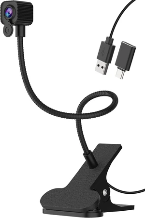 Uyissykia 4K Center Screen Webcam with Microphone, AutoFocus 4K Middle Screen Webcam USB Type-C/A Adapter Plug&Play, Eye Level Camera Uyissykia 4K Center Screen Webcam with Microphone, AutoFocus 4K Middle Screen Webcam USB Type-C/A Adapter Plug&Play, Eye Level Camera