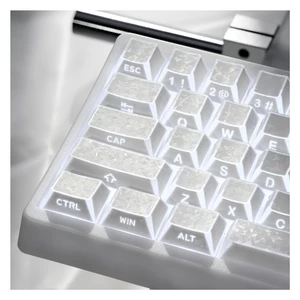 GMKWTL XVX White Shine Through Keycaps, PBT Keyboard Keycaps Cherry Profile GMKWTL XVX White Shine Through Keycaps, PBT Keyboard Keycaps Cherry Profile