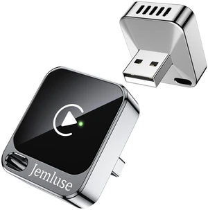 Jemluse Wireless CarPlay Adapter for Apple, Mini Car Play Dongle for iPhone iOS 10+, Plug & Play for Cars from 2016+ w/USB-C, Works with CarPlay-Enabled Marine Stereo Receivers & Head Units Jemluse Wireless CarPlay Adapter for Apple, Mini Car Play Dongle for iPhone iOS 10+, Plug & Play for Cars from 2016+ w/USB-C, Works with CarPlay-Enabled Marine Stereo Receivers & Head Units