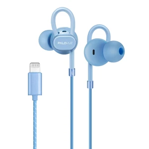 PALOVUE Lightning Earbuds with Microphone, MFi Certified, Blue PALOVUE Lightning Earbuds with Microphone, MFi Certified, Blue