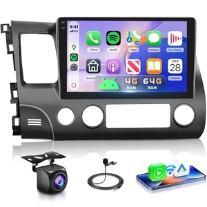 4G+64G Car Radio for Honda Civic 2006-2011 with Wireless CarPlay 4G+64G Car Radio for Honda Civic 2006-2011 with Wireless CarPlay