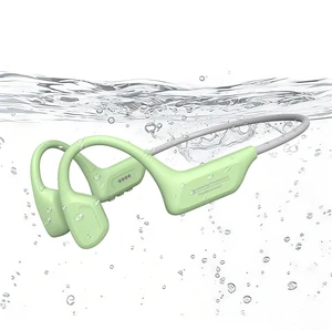 Swimming Headphones Underwater, Bone Conduction Swimming Headphones IPX8 Waterproof Open Ear Headphones with 32GB Built-in MP3, Bluetooth 6.0 Dual Mode, Dual Device Pairing, Magnetic Charging(Green Swimming Headphones Underwater, Bone Conduction Swimming Headphones IPX8 Waterproof Open Ear Headphones with 32GB Built-in MP3, Bluetooth 6.0 Dual Mode, Dual Device Pairing, Magnetic Charging(Green