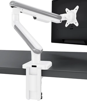 Desktronic Single Monitor Mount, Up to 34" & 8kg, 360 Rotation, Height Adjustable, Sturdy, Easy Install, for Large Screens, Ergonomic Design, Fits All VESA 75/100 Standards Desktronic Single Monitor Mount, Up to 34" & 8kg, 360 Rotation, Height Adjustable, Sturdy, Easy Install, for Large Screens, Ergonomic Design, Fits All VESA 75/100 Standards