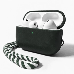 Melnkoc for AirPods Pro 3 Genuine Leather CaseAll-Round ShockproofMulti Leather, Frame+Hide Patented Dual LayerWireless Charging ReadyLED Visiblewith Lanyard (Green, Crazy Horse Leather) Melnkoc for AirPods Pro 3 Genuine Leather CaseAll-Round ShockproofMulti Leather, Frame+Hide Patented Dual LayerWireless Charging ReadyLED Visiblewith Lanyard (Green, Crazy Horse Leather)