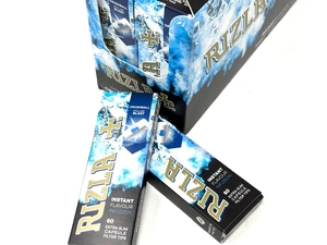 Rizla Polar Blast Extra Slim Filter Tips, Crushball Mint Flavour Blast Full Box Of 24 Packs Rizla Polar Blast Extra Slim Filter Tips, Crushball Mint Flavour Blast Full Box Of 24 Packs