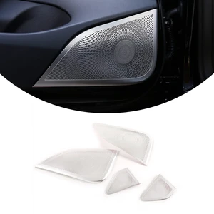 TongSheng 4PCS Car Door Audio Speaker Cover for Tesla Model 3 2017-2021 Stainless Steel Car Door Speaker Net Decoration Stickers Car Coaxial Speaker Cover Grill Car Door Speaker Cover TongSheng 4PCS Car Door Audio Speaker Cover for Tesla Model 3 2017-2021 Stainless Steel Car Door Speaker Net Decoration Stickers Car Coaxial Speaker Cover Grill Car Door Speaker Cover