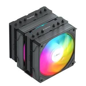 ProArtist Black Dual Tower E6 V4 RGB CPU Air Cooler for Gaming PC, 250W TDP ProArtist Black Dual Tower E6 V4 RGB CPU Air Cooler for Gaming PC, 250W TDP