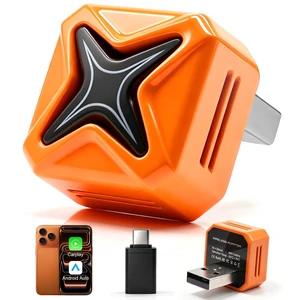 Wireless CarPlay Adapter 2026 Upgraded with Privacy Mode, One Click Connect/Restart/Formatting, No Latency, Stable Signal & Connection, Plug & Play, Suitable for Apple iPhone & Android Wireless CarPlay Adapter 2026 Upgraded with Privacy Mode, One Click Connect/Restart/Formatting, No Latency, Stable Signal & Connection, Plug & Play, Suitable for Apple iPhone & Android
