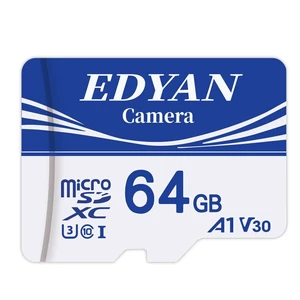 EDYAN 64GB Micro SD Card, Camera, 95MB/s, A1 V30, for Action Camera EDYAN 64GB Micro SD Card, Camera, 95MB/s, A1 V30, for Action Camera