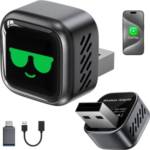 Wireless CarPlay Adapter for Apple iPhone Metal Design 2026 Upgraded Wireless CarPlay Adapter for Apple iPhone Metal Design 2026 Upgraded