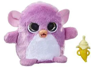 FurReal Fuzzalots Monkey Color-Change Interactive Feeding Toy, Lights and Sounds, Ages 4 and up