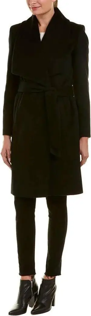 Cole Haan womens Belted Wool Classically Elegant Coat for Year-round Style