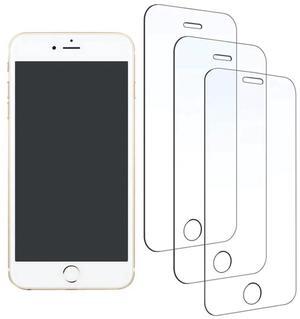 Qixxronics 3-Pack Tempered Glass Screen Protector Compatible With iPhone 7 8 Plus 13 MINI 14 15 16 PLUS 11 12 PRO MAX