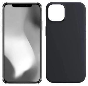 Qixxronics for iPhone 11 Pro Max Silicone Case Black Shockproof Slim Design Phone Case Cover