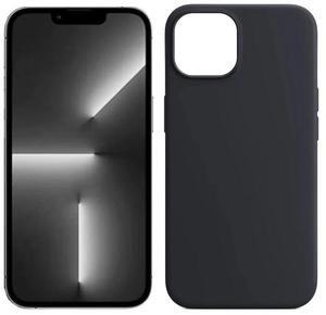Qixxronics for iPhone 13 Pro Max Silicone Case Black Shockproof Slim Design Phone Case Cover
