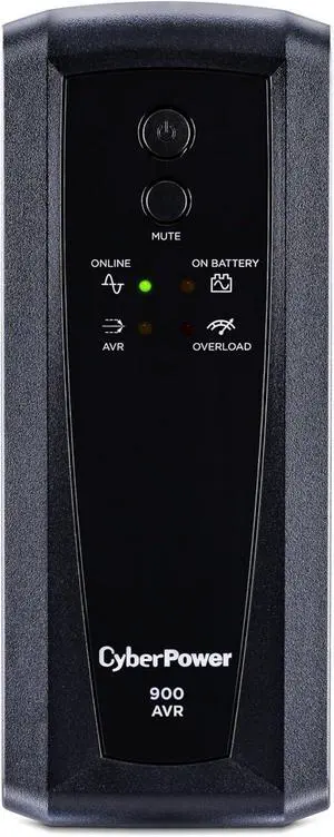 CyberPower CP900AVR AVR UPS System, 900VA/560W, 10 Outlets, Mini-Tower