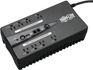 TRIPPLITE ECO550UPS ECO Series Green 550VA UPS, 120V, USB, RJ11, 8 Outlet