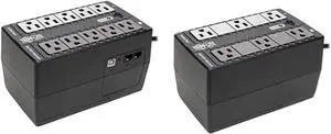 Tripp Lite 600VA UPS Desktop Battery Back Up, 8 Outlet, 300W 120V Standby, Ultra-Compact & 350VA Standby UPS, 6 Outlets, 210W, 120V, 50/60 Hz, Desktop/Wall Mount
