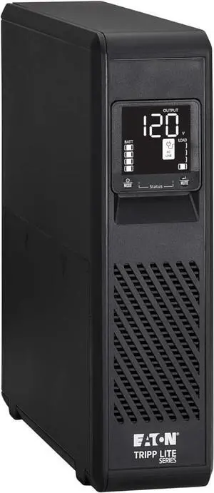 Eaton Tripp Lite Series SMART750PSRTNC 750VA Online Cloud-Connected Tower UPS Battery Backup & Surge Protector, 475W, Pure Sine Wave, AVR, Computer Uninterruptible Power Supply Units