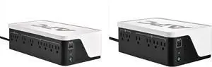 APC UPS Battery Backup, 1050VA 6 Outlets & 500VA 4 Outlets, Type C USB Charging, Back-UPS Series