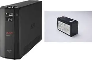APC UPS 1500VA UPS Battery Backup and Surge Protector, BX1500M Backup Battery Power Supply, AVR, Dataline Protection & UPS Replacement Battery, BATT110-1207, for APC UPS BE550G, Generic for APCRBC110