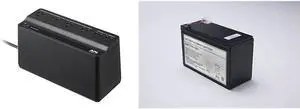 APC UPS Battery Backup Surge Protector, 425VA Backup Battery Power Supply, BE425M & UPS Replacement Battery, BATT110-1207, for APC UPS BE550G, Generic for APCRBC110