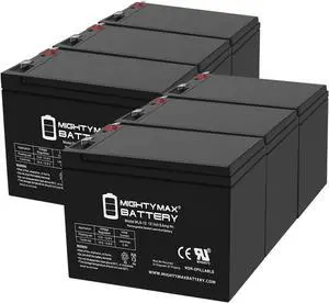 Mighty Max Battery 12V 8AH SLA Replacement Battery for Tripplite SMART1500LCD UPS - 6 Pack