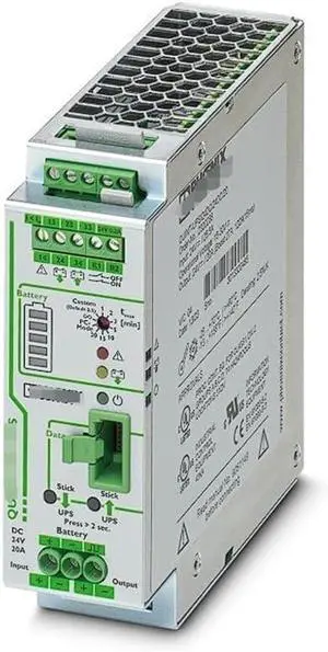 Quint-UPS/ 24DC/ 24DC/20 - Uninterruptible Power Supply, Quint-UPS/ 24DC/ 24DC/20 2320238, 1PCS - 1 Year Warranty