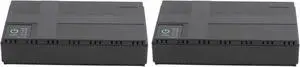 LiebeWH UPS Battery Backup ABS PC Uninterruptible Power Supply Mini Backup Battery Power Supply for Security Camera and Fax Machine