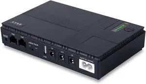 Mini Portable UPS 5V, 9V, 12V Uninterruptible Power Supply Multipurpose Mini UPS Battery Backup
