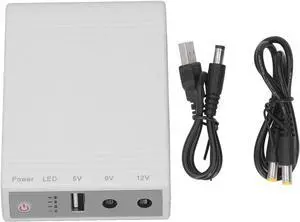 Uninterruptible Power Supply Mini UPS 10400mAh USB 5V DC 9V 12V Output DC 5V Input for Camera Router